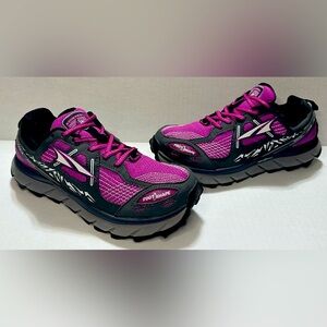 Altra Lone Peak 3.5 Trail Running Sneakers Purple/Gray AFW1755F-1 Women's US 8